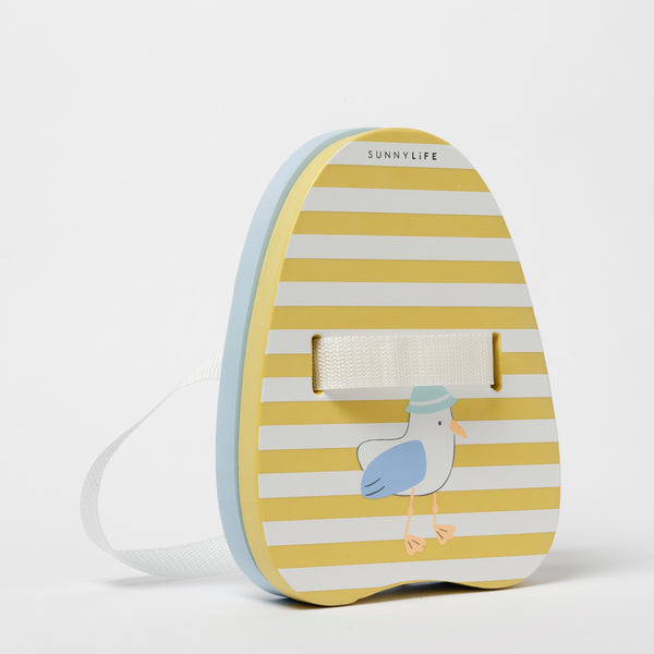 Sunnylife rugdrijver Sid the Seagull in geel en blauw – zwemhulp voor kinderen van 3 tot 6 Jaar | Ontdek Sunnylife bij Little Fashion Addict