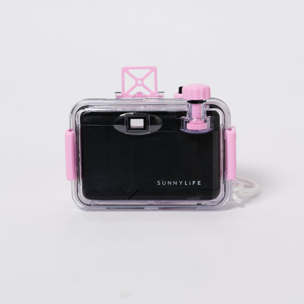 Onderwatercamera voor kinderen in roze bloemenprint van Sunnylife, met transparante waterdichte case | Ontdek Sunnylife bij Little Fashion Addict