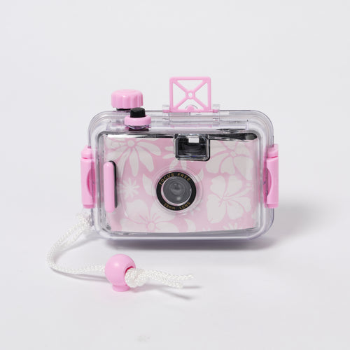 Onderwatercamera voor kinderen in roze bloemenprint van Sunnylife, met transparante waterdichte case | Ontdek Sunnylife bij Little Fashion Addict