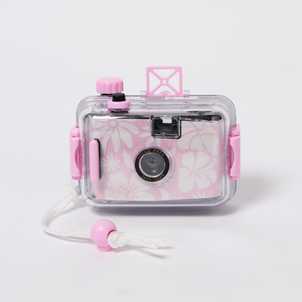 Onderwatercamera voor kinderen in roze bloemenprint van Sunnylife, met transparante waterdichte case | Ontdek Sunnylife bij Little Fashion Addict