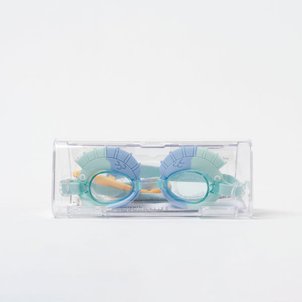 Blauwe zwembril voor kinderen in visvorm – Sunnylife Finn the Fish met verstelbare band | Ontdek Sunnylife bij Little Fashion Addict