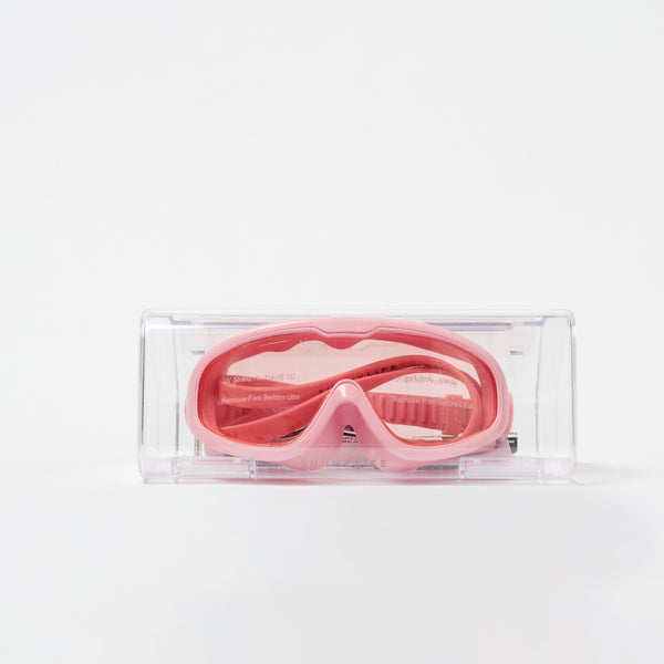 Roze duikmasker voor kinderen met kersenthema – Sunnylife Cotton Candy Cherry, met verstelbare band | Sunnylife is verkrijgbaar bij Little Fashion Addict