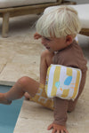 Zwemarmbandjes voor kinderen met gele strepen – Sunnylife Sid the Seagull | Ontdek Sunnylife bij Little Fashion Addict