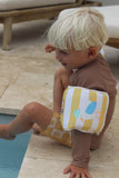 Zwemarmbandjes voor kinderen met gele strepen – Sunnylife Sid the Seagull | Ontdek Sunnylife bij Little Fashion Addict