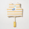 Zwemvest Sid the Seagull van Sunnylife in geel met witte strepen – geschikt voor kinderen van 1 tot 2 jaar (11–15 kg) | Ontdek Sunnylife bij Little Fashion Addict