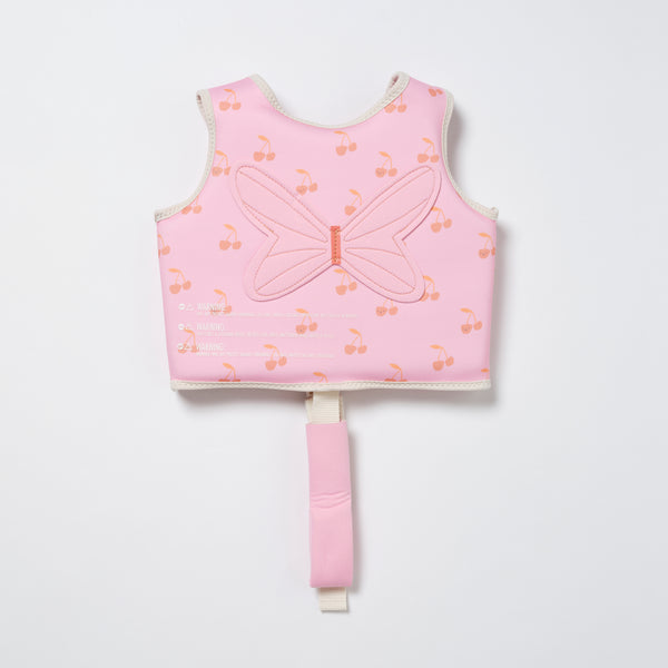 Zwemvest voor baby’s en peuters van 1 tot 2 jaar in roze Cotton Candy Pink kleur van Sunnylife | Sunnylife is verkrijgbaar bij Little Fashion Addict