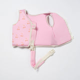 Zwemvest voor peuters van 2 tot 3 jaar in roze Cotton Candy Cherry design van Sunnylife | Ontdek Sunnylife bij Little Fashion Addict