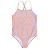 Paars-oranje badpak met ruitpatroon van Tumble ’n Dry | Alagoas badpak van Tumble 'n Dry - verkrijgbaar bij Little Fashion Addict