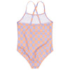 Paars-oranje badpak met ruitpatroon van Tumble ’n Dry | Alagoas badpak van Tumble 'n Dry - verkrijgbaar bij Little Fashion Addict