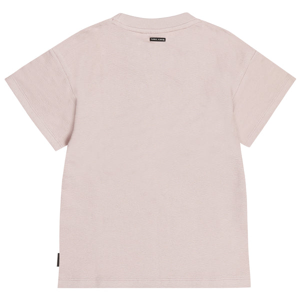 Lila grijs jongens T-shirt met Waves & Sun print van Tumble ’n Dry | Coral Reef T-shirt van Tumble 'n Dry - Verkrijgbaar bij Little Fashion Addict