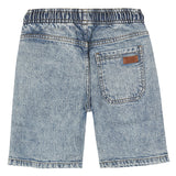 Lichtblauwe denim short voor jongens met elastische taille van Tumble ’n Dry | Juan Shorts Denim Light Vintage van Tumble 'n Dry - verkrijgbaar bij Little Fashion Addict