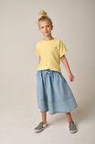 Lichtgele t-shirt voor meisjes met citroenprint van Tumble 'n Dry | Lemons T-shirt Tumble 'n Dry - verkrijgbaar bij Little Fashion Addict