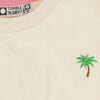 Ivoorkleurig meisjes T-shirt met palmprint van Tumble ’n Dry | Maringa T-shirt Tumble 'n Dry - verkrijgbaar bij Little Fashion Addict