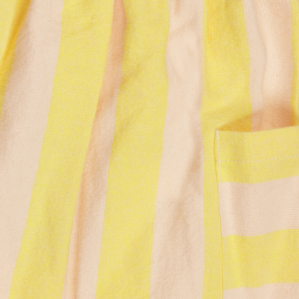 Rokje in Pale Peach met citroengele strepen van Tumble ’n Dry | Primadonna skirt van Tumble 'n Dry - verkrijgbaar bij Little Fashion Addict