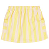 Rokje in Pale Peach met citroengele strepen van Tumble ’n Dry | Primadonna skirt van Tumble 'n Dry - verkrijgbaar bij Little Fashion Addict