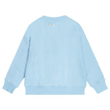 Lichtblauwe meisjes sweater met citroenprint van Tumble ’n Dry | Vital Sweater van Tumble 'n Dry - verkrijgbaar bij Little Fashion Addict