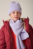 Lila muts en sjaal setje van Tumble ’n Dry voor kinderen | Beanie  Berwyn & Scarf Midway Violet Tulip