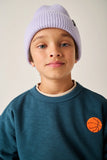 Lila muts en sjaal setje van Tumble ’n Dry voor kinderen | Beanie  Berwyn & Scarf Midway Violet Tulip