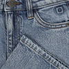 Meisjesjeans in lichtblauwe stonewashed denim met wide-leg pasvorm van Tumble ’n Dry. Trendy en comfortabel, ideaal voor school of vrije tijd.
