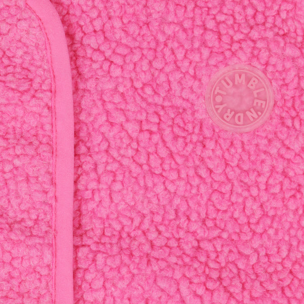Roze teddy bodywarmer Libre van Tumble ’n Dry – zacht, warm en perfect voor frisse dagen. |  Ontdek Tumble 'n Dry bij Little Fashion Addict