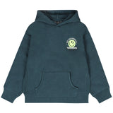 Hoodie in groenblauw met kangoeroezak en capuchon, Tumble ’N Dry | Shooter Hoodie Stargazer