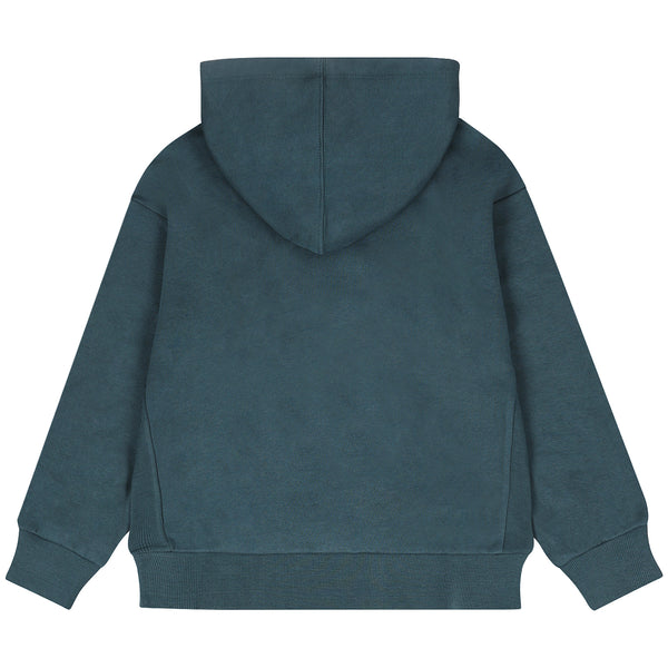 Hoodie in groenblauw met kangoeroezak en capuchon, Tumble ’N Dry | Shooter Hoodie Stargazer