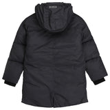 Donkerblauwe Tumble ’n Dry Hannover winterjas voor jongens met groene voering | Ontdek Tumble 'n Dry bij Little Fashion Addict