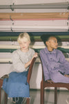 Paarse corduroy meisjesbroek van We Are Kids | Verkrijgbaar bij Little Fashion Addict