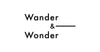 Logo van Wander & Wonder, kinderkledingmerk verkrijgbaar bij Little Fashion Addict.