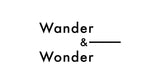Logo van Wander & Wonder, kinderkledingmerk verkrijgbaar bij Little Fashion Addict.