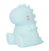 Little Fashion Addict - A Little Lovely Company - T-rex lampje blauw - voorkant