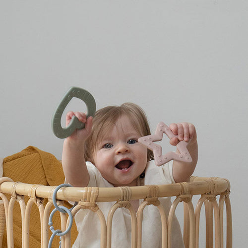 Little Fashion Addict - BIBS - Bijtring - BABY Bitie Star Blush