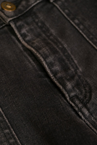 Little Fashion Addict - By-Bar - Girls fashion brand - Zwarte denim broek / Smiley Pant - Van 4 tot 12 jaar beschikbaar bij Little Fashion Addict