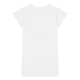 Hundred Pieces - Long Organic Dress in het gebroken wit - Meisjesmode - Zomercollectie 2022 - Verkrijgbaar bij Littlefashionaddict.com