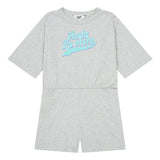Hundred Pieces - Vintage Playsuit - Kleur: Lichtgrijs - Meisjesmode - Zomercollectie 2022 - Verkrijgbaar bij Littlefashionaddict.com