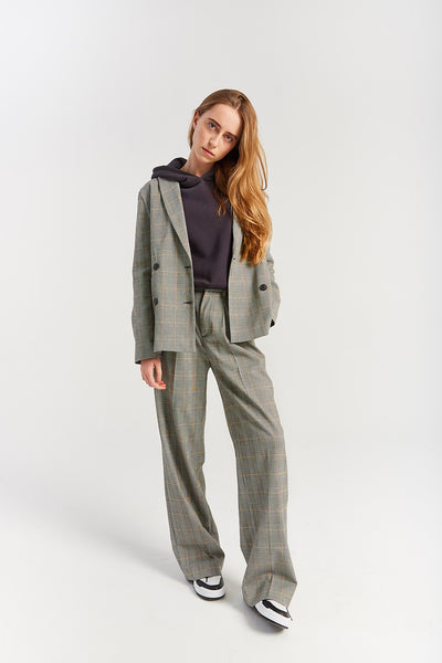 INDEE - Belgische modemerk - Kilowatt Blazer in het kleur: Cinnamon - verkrijgbaar bij littlefashionaddict.com