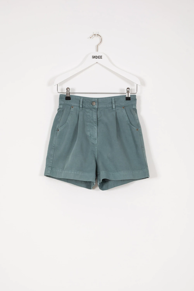 INDEE - Belgisch modemerk - Leonora Short - Metal Blue - Fashion for Girls - verkrijgbaar bij littlefashionaddict.com