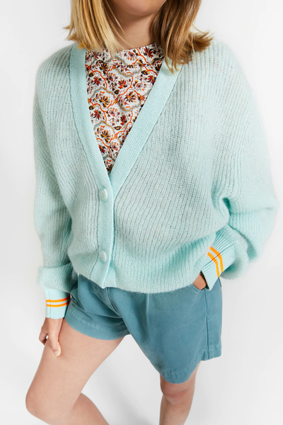 INDEE - Belgisch modemerk - Ligura Mohair Knit Cardigan - Voor meisjes vanaf 8 jaar tot 14 jaar - verkrijgbaar bij littlefashionaddict.com