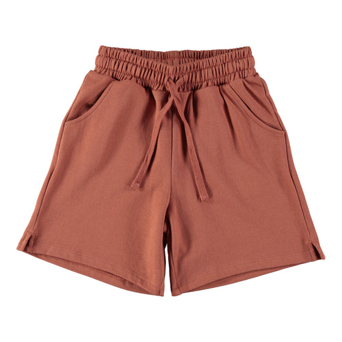 Letter To The World - Meraki Shorts - Short in terracotta voor jongens en meisjes  - Voor jongens en Meisjes - Zomercollectie 2023 - Verkrijgbaar bij Littlefashionaddict.com