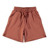 Letter To The World - Meraki Shorts - Short in terracotta voor jongens en meisjes  - Voor jongens en Meisjes - Zomercollectie 2023 - Verkrijgbaar bij Littlefashionaddict.com