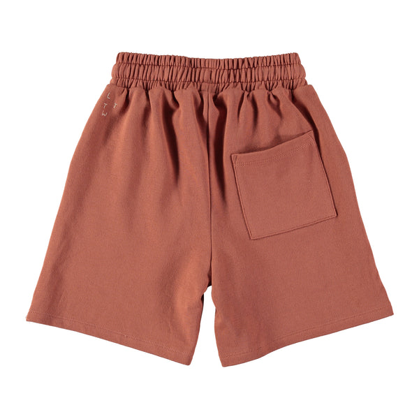 Letter To The World - Meraki Shorts - Short in terracotta voor jongens en meisjes  - Voor jongens en Meisjes - Zomercollectie 2023 - Verkrijgbaar bij Littlefashionaddict.com
