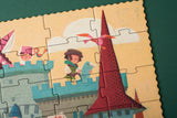 Londji Kinderpuzzel - Puzzel 100 stukken - Go To The Medieval Times - Voor kids vanaf 5 jaar - Verkrijgbaar bij Littlefashionaddict.com