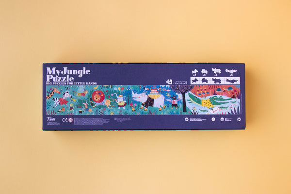 Londji Kinderpuzzel - Puzzel 22 stukken - My Jungle Puzzle - Voor kids vanaf 3 jaar - Verkrijgbaar bij Littlefashionaddict.com