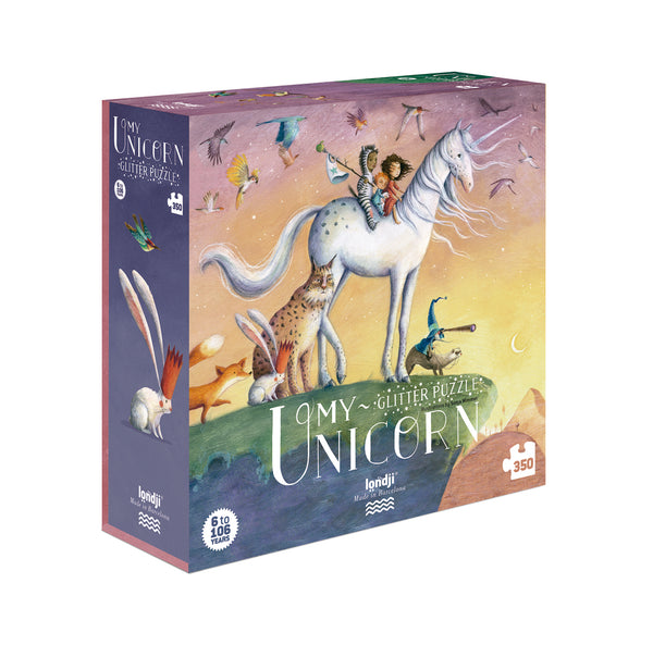 Londji - Puzzel 350 stukken - My Unicorn - Voor jong en oud vanaf 8 jaar - Verkrijgbaar bij Littlefashionaddict.com