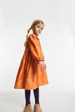 Littlefashionaddict.com - Maison Tadaboum - Louisiana Dress - Meisjesmode - oranje jurkje - Beschikbaar vanaf 2 jaar tot en met 8 jaar bij Littlefashionaddict.com