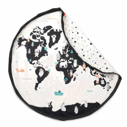 Little Fashion Addict - Play & Go Print - Worldmap binnenkant