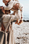 Handgemaakte bruine Teddy Mom Bag van Studio Noos. Gemaakt van zachte teddy stof. Verkrijgbaar bij Littlefashionaddict.