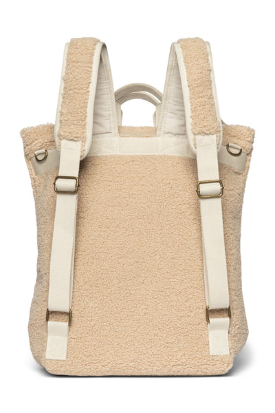 Little Fashion Addict - Studio Noos - Chunky Teddy Rugzak voor Volwassenen - Kleur: Ecru - Verkrijgbaar bij Littlefashionaddict.com