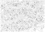 Omy - Giant coloring poster Cosmos: Trip in space - Verkrijgbaar bij littlefashionaddict.com