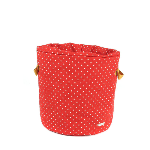 Kleine opbergmand - brick white stars - littlefashionaddict.com